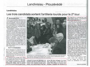 Ouest-France 27-03-2014 (Page Landivisiau)